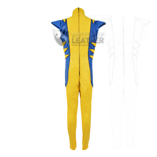 Wolverine Yellow and Blue suit  (Screen Printed Suit )