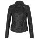 Designer Black Slim Fit Leather Jacket