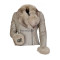 Victoria Fashion Fur Collar Luxury Leather Jacket