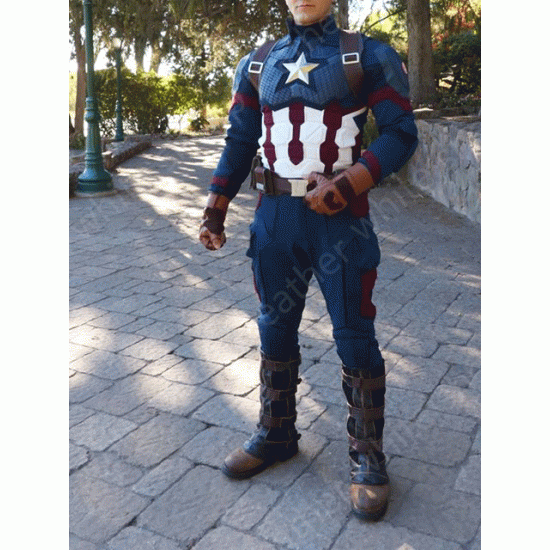 Captain America Steve Rogers Avengers 4 Endgame Costume Suit - Diy Captain America Costume Endgame