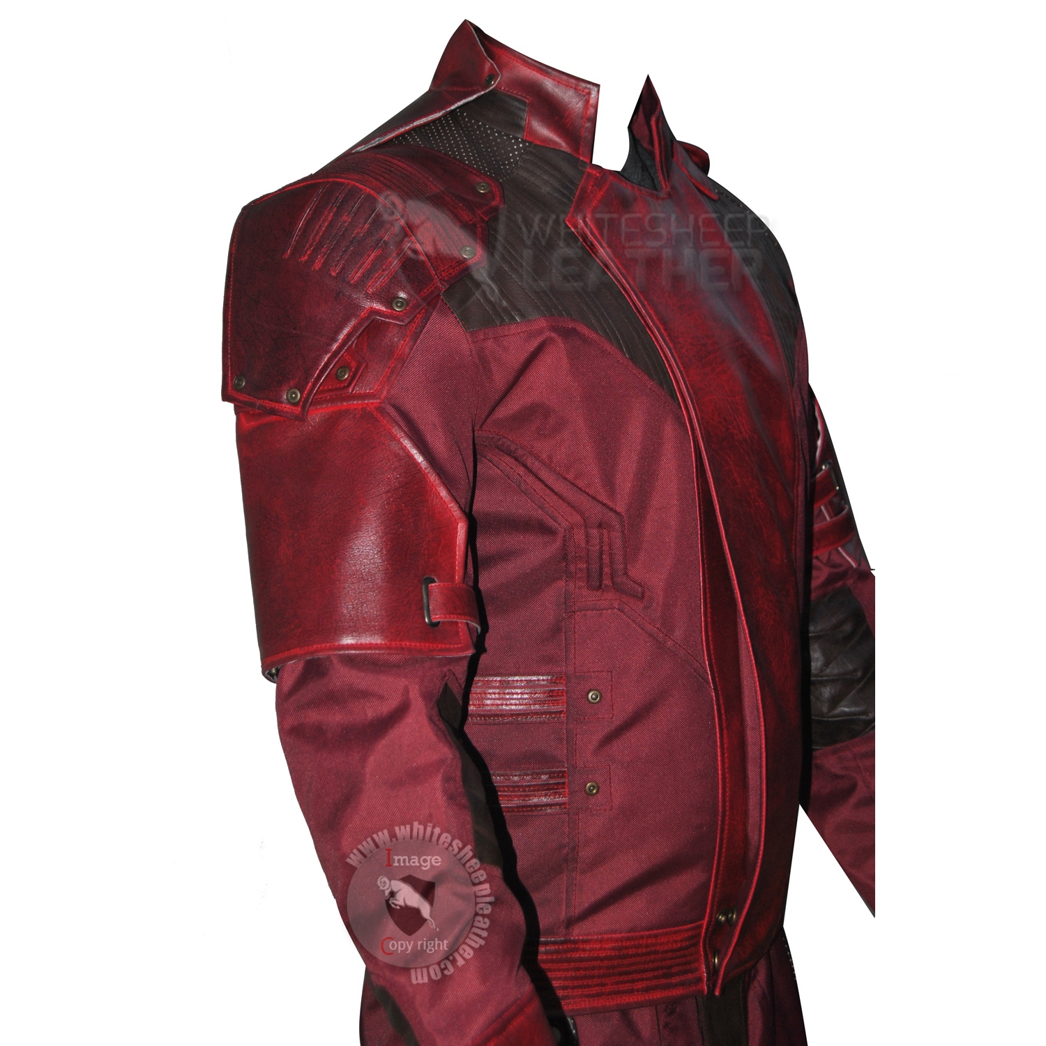 Details about   Guardians of the Galaxy 2 Star Lord Chris Pratt Synthetic Leather Jacket