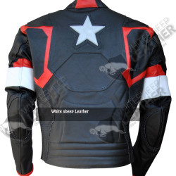 Avengers 2 Captain America Age of Ultron Leather Jacket